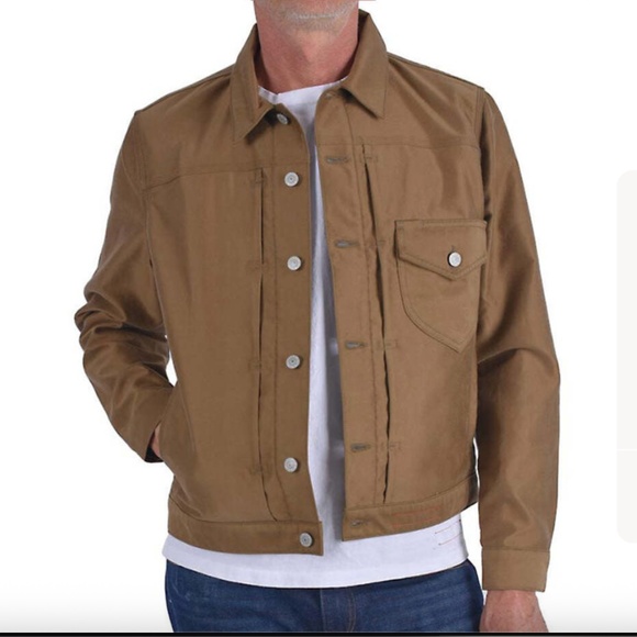 Brand New Hiroshi Kato Blade Moleskin Trucker Jacket Coyote Size Medium - Picture 1 of 6
